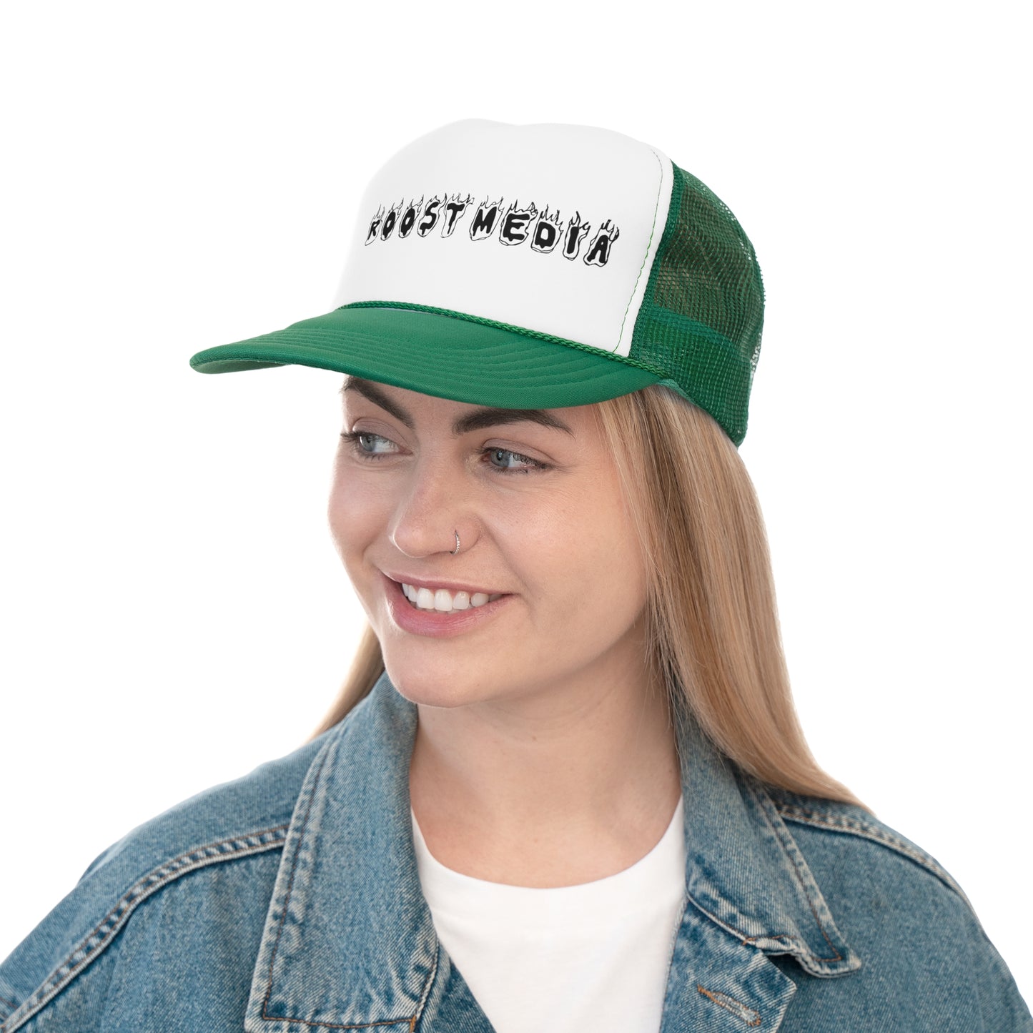 On Fire RoostMedia Trucker Cap